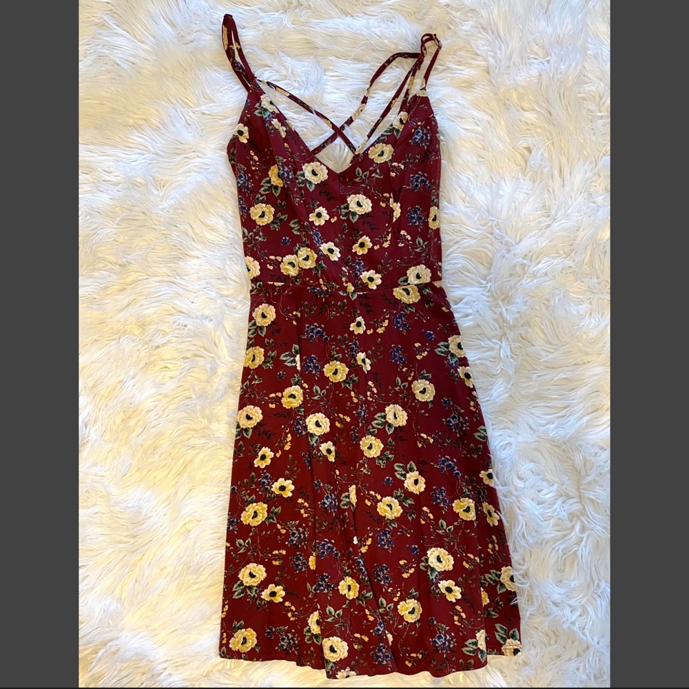New floral printed dress